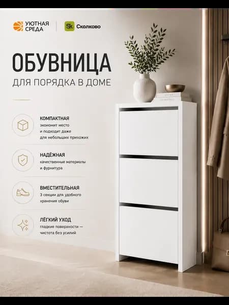 Обувница в прихожую закрытая