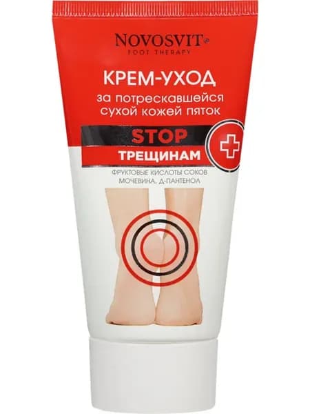 Крем-уход за потрескавшейся сухой кожей пяток (Росс
