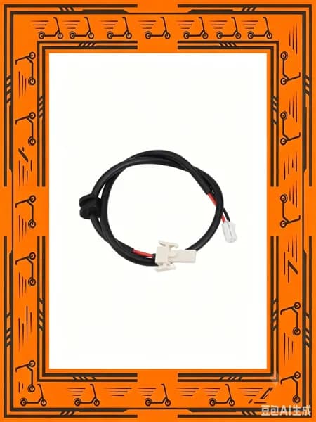Для Max G30D Электрический Скутер Дополнител. Кабель для Света Тая, Длина 319мм, Толщина 4мм, Черный