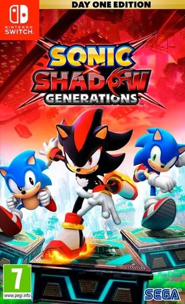 Игра Sonic x Shadow Generations. Day One Edition (Nintendo Switch, Русские субтитры)