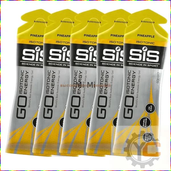 Гель изотонический углеводный SiS GO, вкус ананас, 60 мл, упаковка из 5 шт.