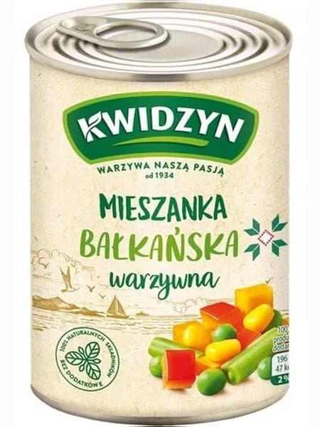 Смесь KWIDZYN овощная балканская 400 г