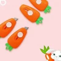 3 Резак для бумаги Мини-мультфильм Морковь Многофункциональный резак для коробок