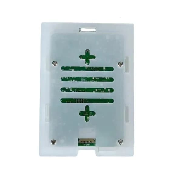 Прозрачный вентилируемый корпус для RPi 5 с кулером, - одиночный корпус