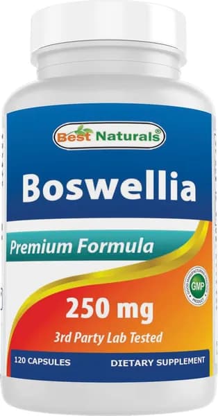Best Naturals Boswellia Serrata Joint Health 250 мг 120 капсул