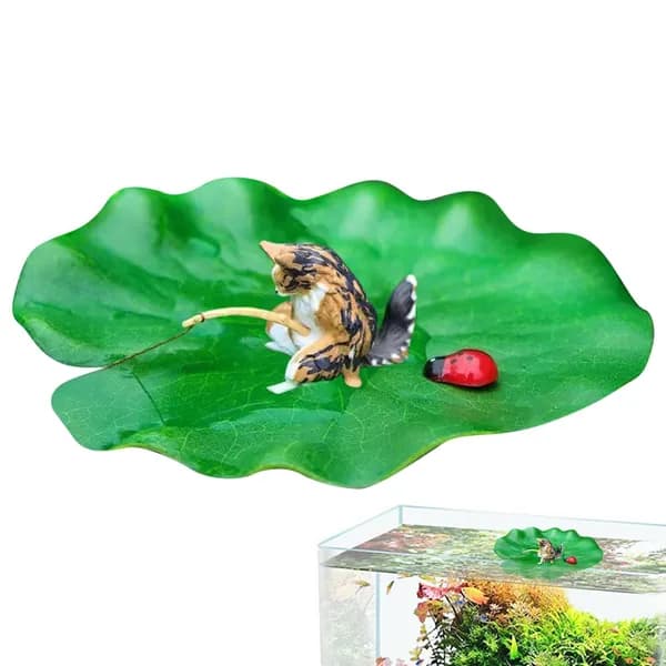 Декоративная Фигурка Кота-рыбака Для Аквариума, Декор Водоема, 1 Шт.