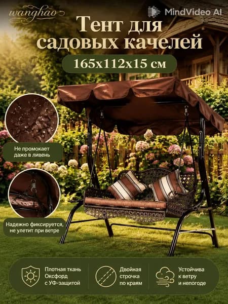 Садовый тент,112х165х15см