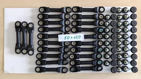 Комплект перемычки гибкие Frotek 50x110 (23 шт) и болты (48 шт) для аккумулятора 48V