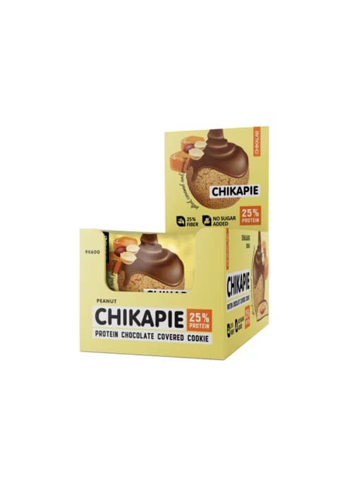 Протеиновое печенье Chikalab Арахис с начинкой 9шт 60г