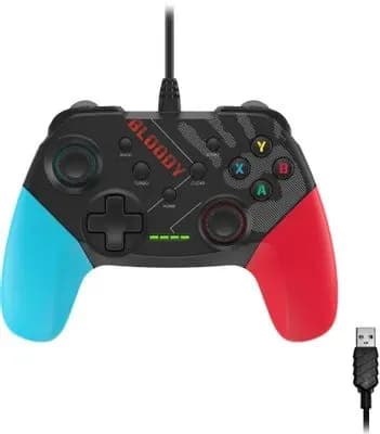Геймпад проводной A4TECH Bloody Sports черный USB виброэффекты (GP30 SPORTS BLUE)