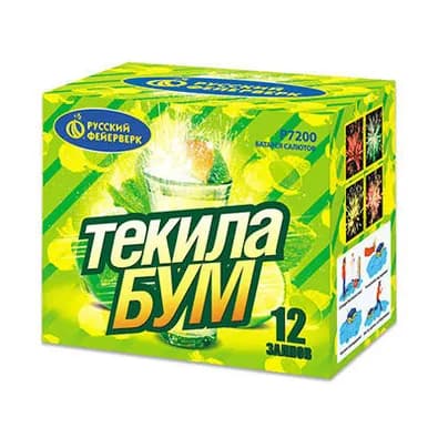 Батарея салютов Текила - бум Р7200 12 х 0,8"