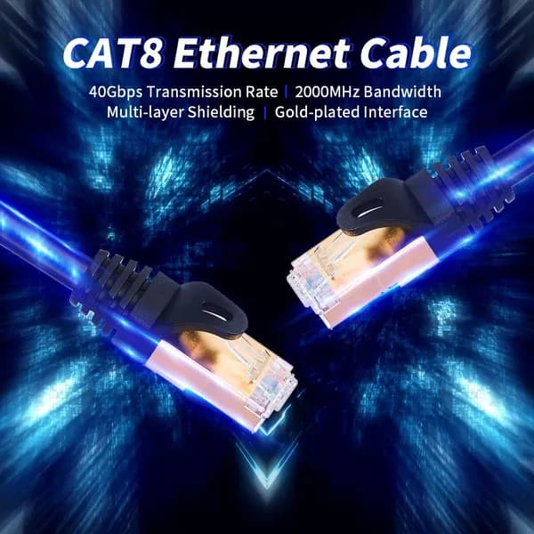 Кабель для интернет-соединения, 1.5 м, черный