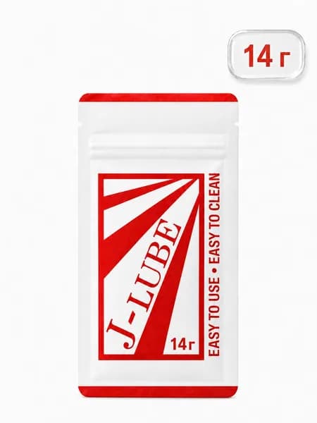 14 г J-lube Порошок для приготовления интимной смазки на водной основе. Гипоаллергенная, для мужчин и женщин. Экономичное использование, супер скользкая