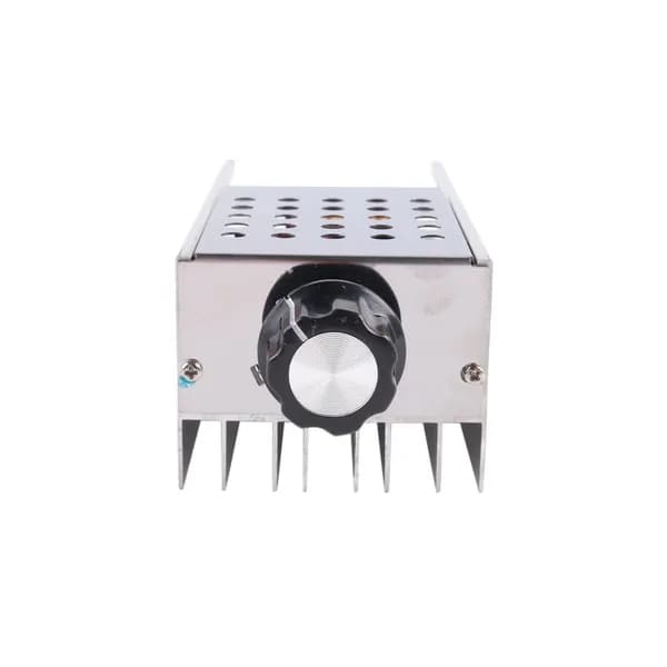Регулятор напряжения AC 220V 6000W SCR, электронный диммер/термостат с корпусом, регулировка скорости.