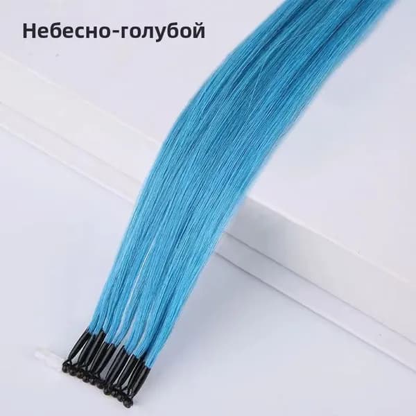 8D цветные накладные волосы с мелированием, ушные окрашенные пряди