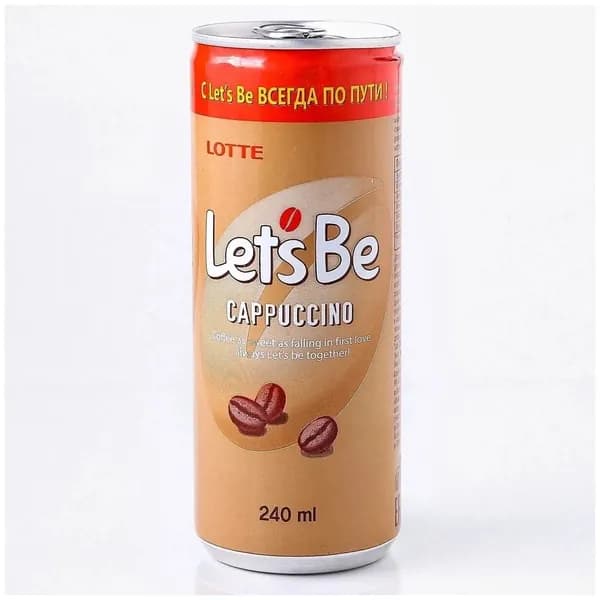 Кофе Let's be Cappuccino 0,24л./30шт.