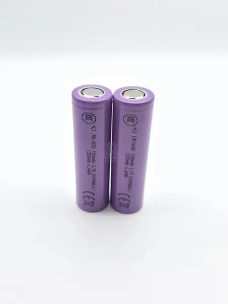 Аккумулятор Li-ion, ICR 18650, 3.7V, 1200mAh, 2шт