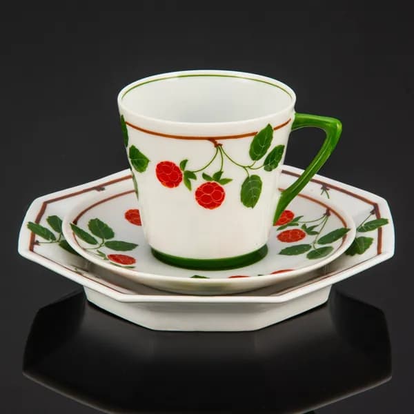 Чайной трио "Малина", Германия 1900-1930 гг