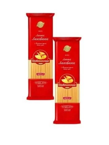 Макаронные изделия Шебекинские №011 "Лингвини", 2шт по 450 г