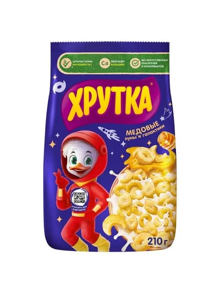 Готовый завтрак Хрутка Медовые луны и галактики, 210г x 1 шт