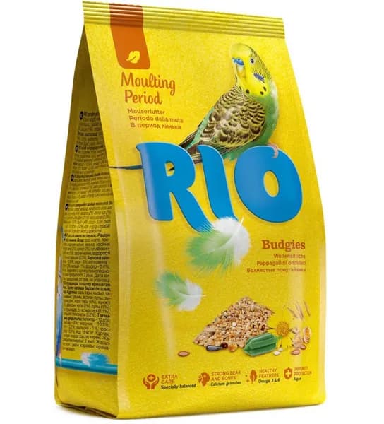 RIO Корм для Волнистых Попугайчиков в Период Линьки 1 кг