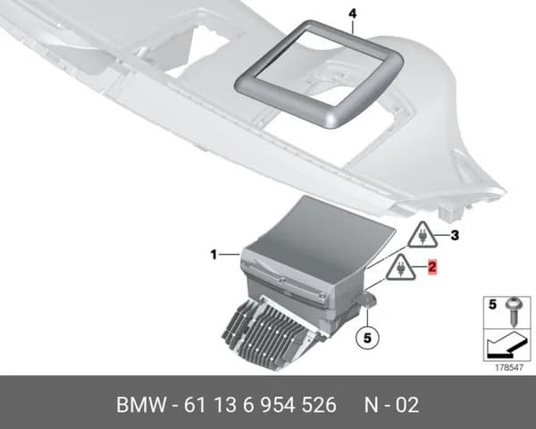 корпус гнезда org (BMW 61136954526)