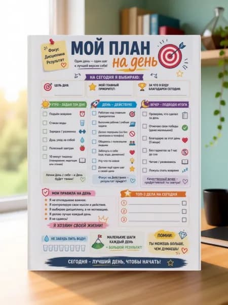 Планинг Недатированный A4, листов: 1