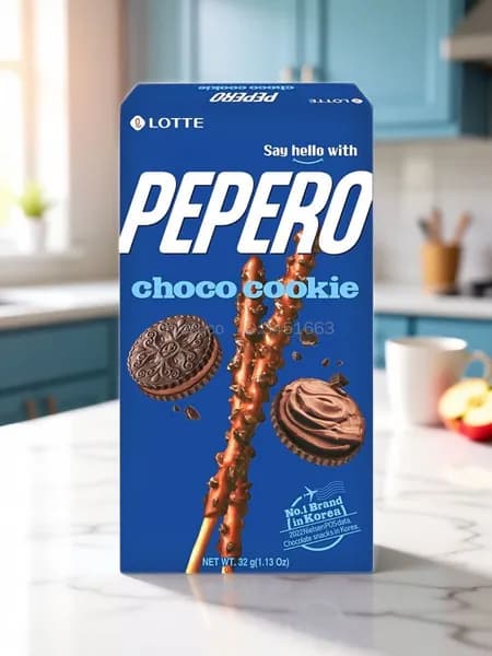 Хрустящие палочки PEPERO Lotte темный шоколад 32, Южная Корея