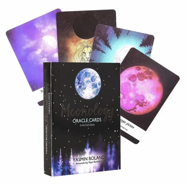Колода карт Таро Moonology для семейных игр с руководством