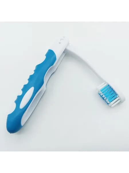 Мягкая резиновая Складная зубная щетка