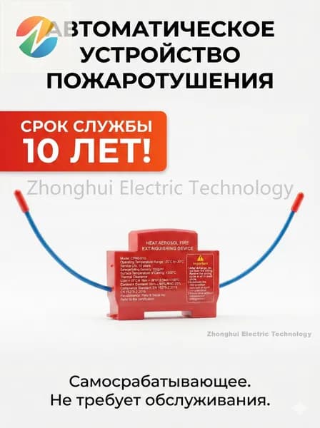 Огнетушитель аэрозольный в электрощит на DIN-рейку ORRO, автоматический самосрабатывающий, для дома и шкафа, 1-100 шт.
