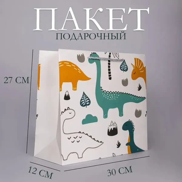 Пакет подарочный 30 см,