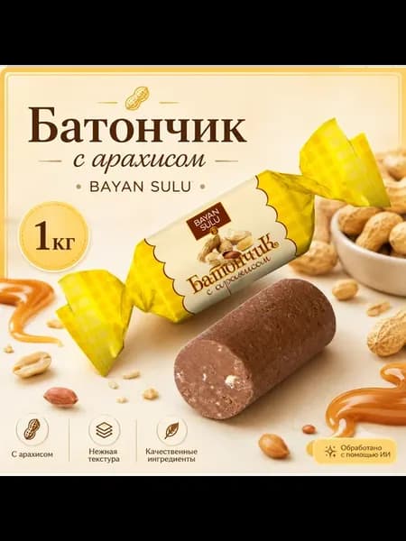 Батончик с арахисом 1 кг