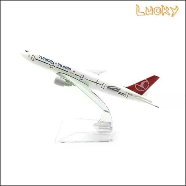 Turkish Airlines Металлическая модель самолета--Lucky