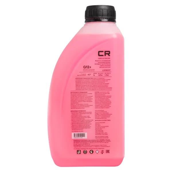 Антифриз CR красный карбоксилатный флуор. G12+, 1л