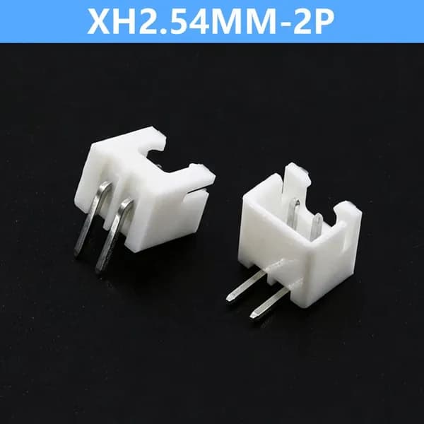 10 шт. XH2.54 2P угловой разъем для питания нагревателей 3D принтера, замены разъемов бытовой техники и школьных электромакетов