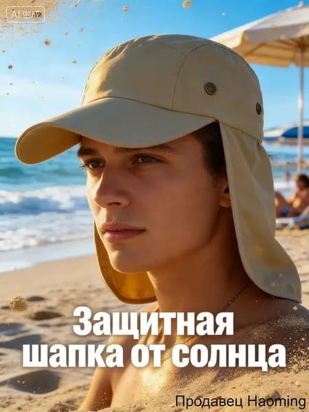 Шапка для рыбалки и охоты Защита от солнца