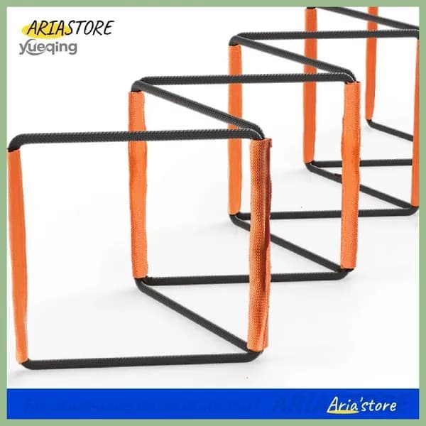 Координационная дорожка ARIASTORE Спортивная лестница для занятий спортом, 8 решеток, оранжевый