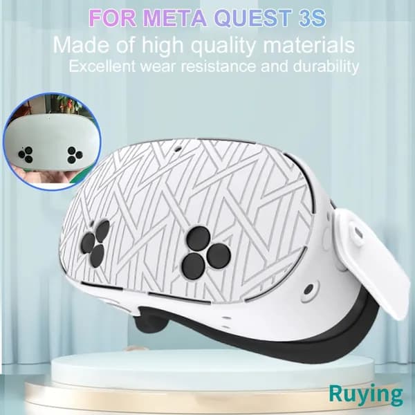 Силиконовые белые чехлы для аксессуаров VR к Meta Quest 3S