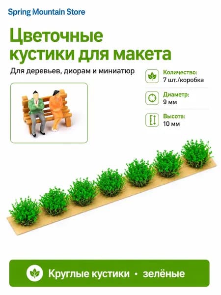 Миниатюры для макета с травой зелёный декор для диорам, железной дороги, сада и городского ландшафта