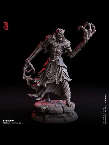 Фигурки для настольных игр, Костяной коготь, ДнД, Dangeon and Dragons, sci-fi, pathfinder. база 25mm