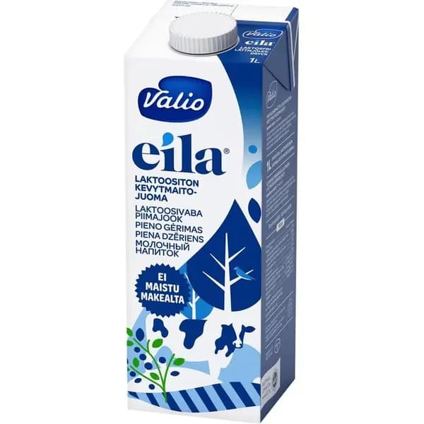 Напиток молочный безлактозный Valio Eila, 1 л,Финляндия