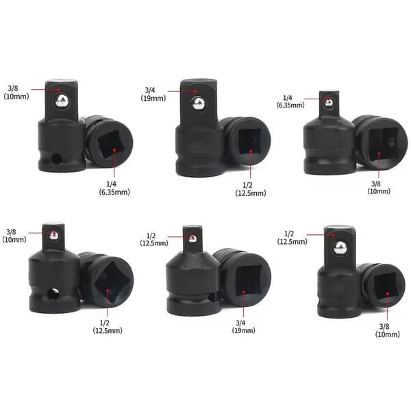 QUST 1 шт. Разъемный Преобразователь Adaptor1/2 в 3/8 3/8to1/4 3/4 to1/2 Разъемный Адаптер