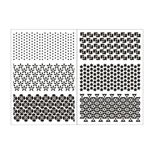 6 шаблонов для рисования и скрапбукинга, - Параллельный шепот