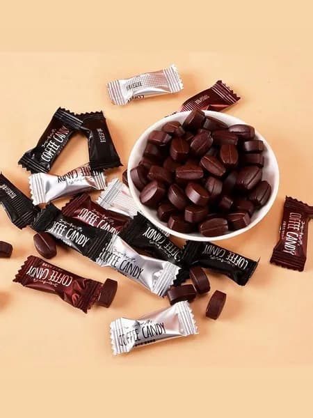 конфеты кофейные coffee candy;конфеты coffee candy;упаковка 100г;индивидуальная обёртка