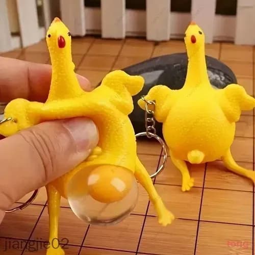 Антистресс игрушка с юмором - мнущееся яйцо для взрослых и детей