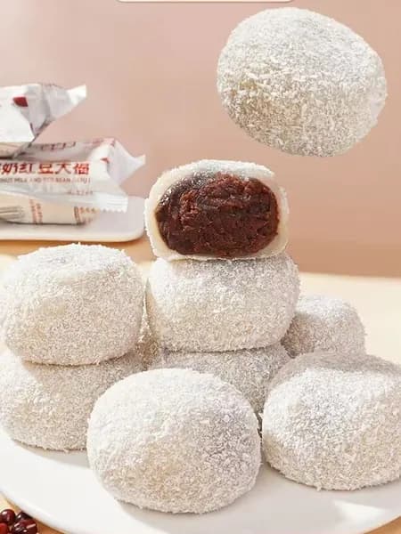 Эксклюзивный моти с кокосом и красной фасолью, 5 упаковок по 100 г