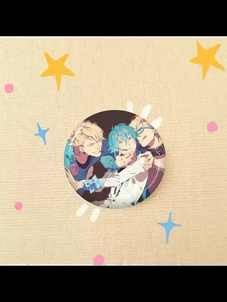 Броши аниме D-DRAMAtical Murder круглые значки 58x