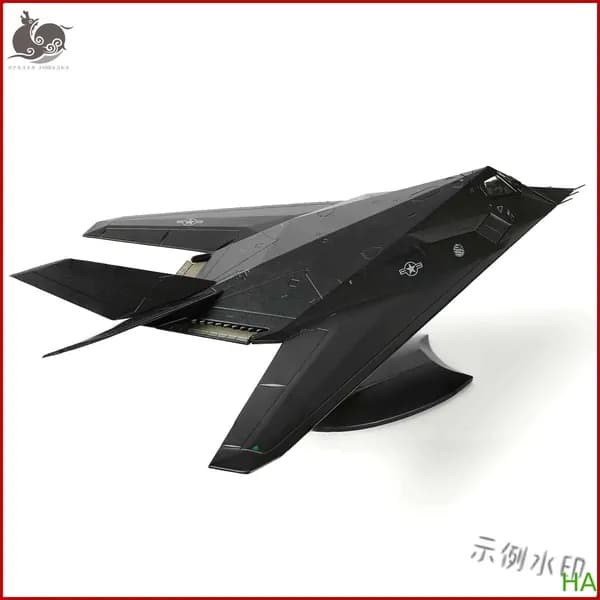1 / 72 F-117 Nighthawk Stealth Attack Aircraft USAF Jet Model Edwards Air Force Base 85-831 Коллекционный подарок на День Благодарения