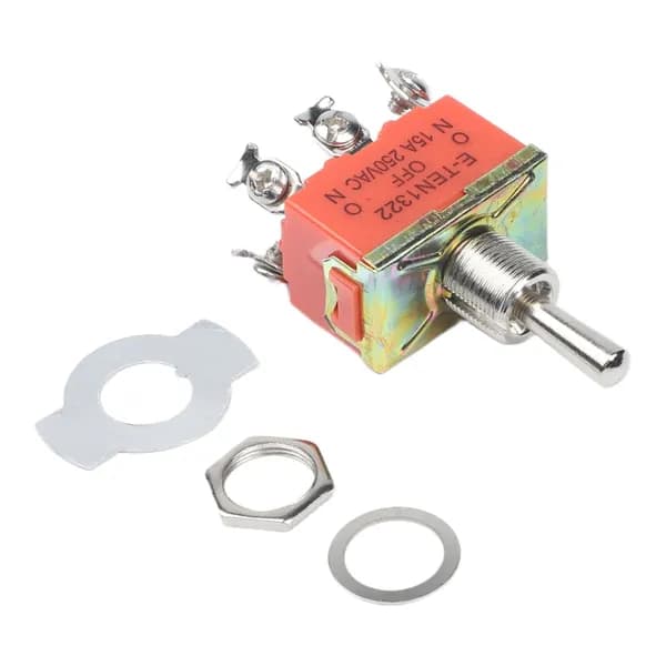 E-TEN1322 15A 250V для Тумблера 6-Контактного 3-Позиционного Включения-выключения SPST Кулисный Переключатель 12 ММ